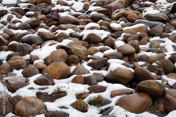 Obraz Snowed Stones.