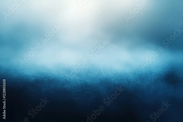 Fototapeta Blurry background with a smooth gradient from dark blue to light grey