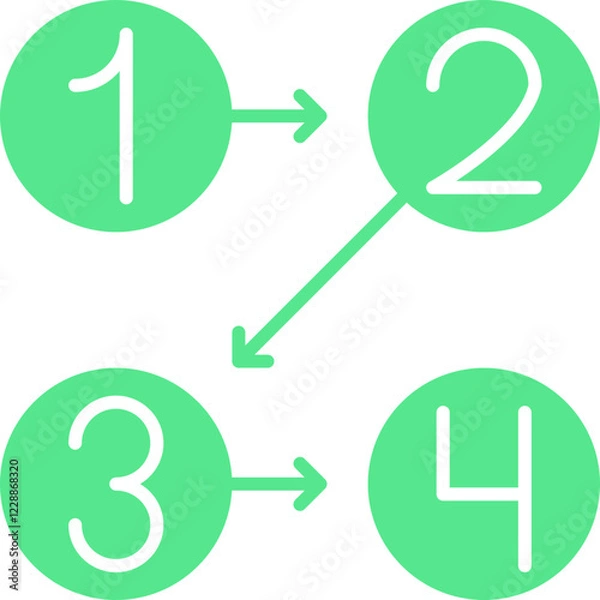 Fototapeta Logic icon single vector illustration