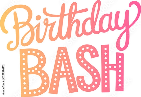 Fototapeta Birthday Bash.