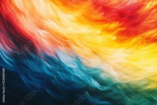 Fototapeta Abstract Colorful Swirling Texture Background Design Element