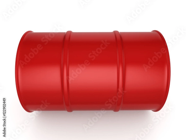 Fototapeta 3D rendering red barrel