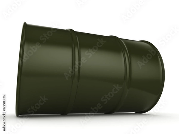 Fototapeta 3D rendering khaki barrel