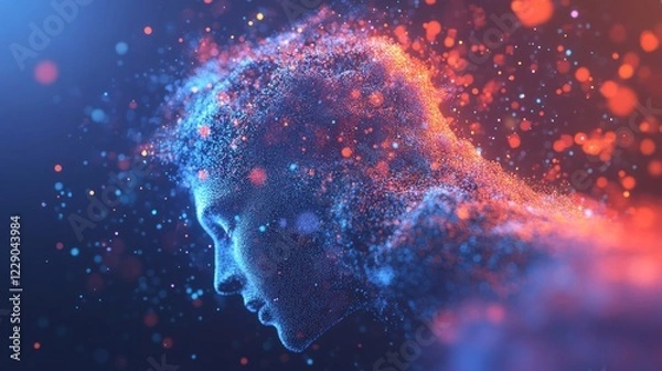 Fototapeta AI, Big Data, and business analytics icons represent the integration of advanced technology in analyzing graphs, business data, and market trends, driving strategic decisions and innovative solutions.