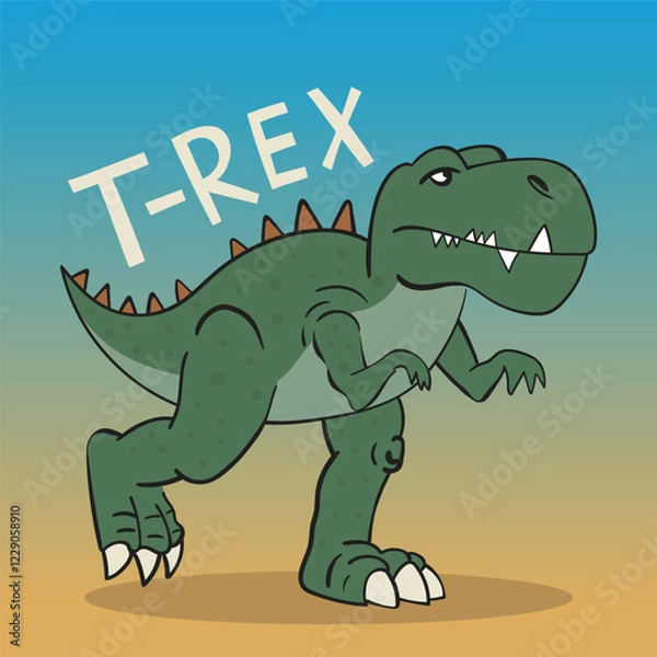 Obraz dinosaur vector illustration