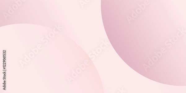 Fototapeta Abstract banner background  pastel colorful  pink and yellow gradations. Circle effect lines simple