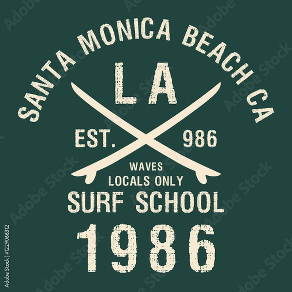 Fototapeta surf slogan poster vector