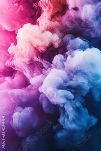 Fototapeta Colorful Smoke Abstract Art