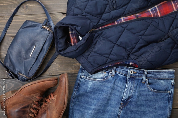 Fototapeta clothes and accessories