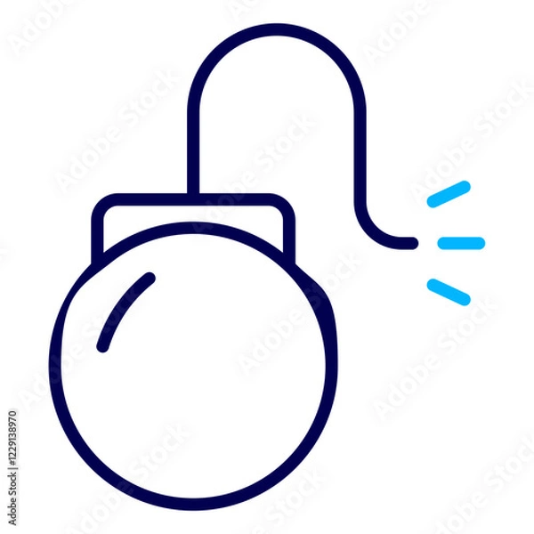 Obraz Bomb Outline Color icon