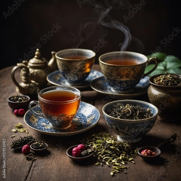 Fototapeta Write about the seasonal appeal of different types of tea.