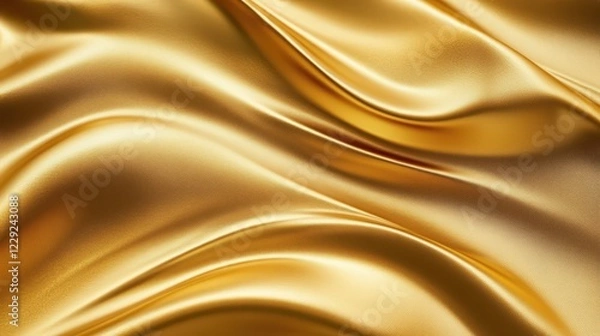 Fototapeta golden sand texture with smooth ripples, giving the appearance of shimmering dunes