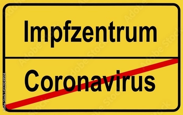 Fototapeta Symbolic image, fight against coronavirus through vaccination strategy, corona crisis, Germany, Europe