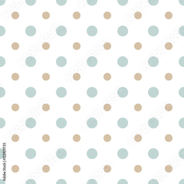 Fototapeta Abstract vector dotted seamless pattern.