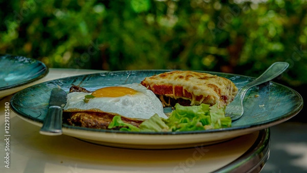Fototapeta croque madame
