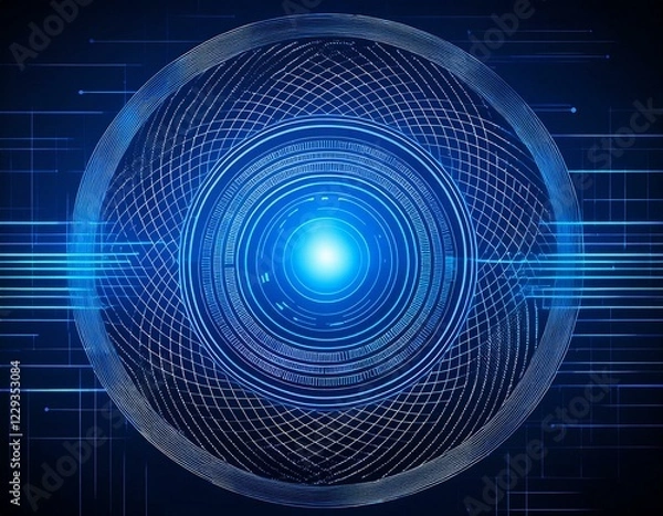 Fototapeta テクノロジー　光　デザイン　背景