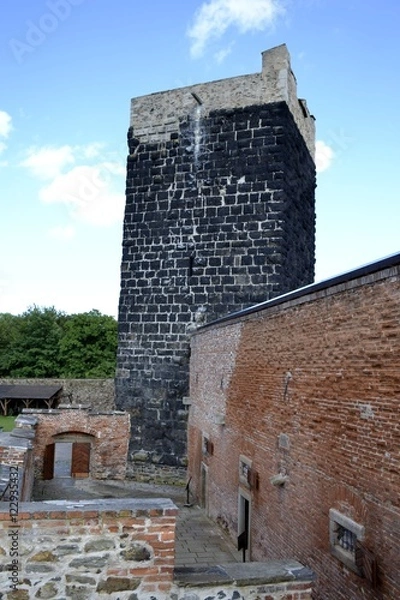 Fototapeta Architecture from Cheb in Czech Republic with details