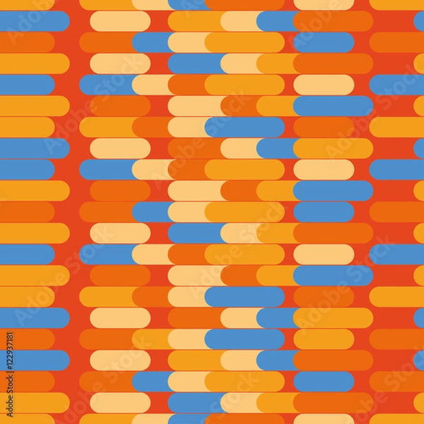 Obraz Seamless vector background with abstract geometric pattern. Print. Repeating background. Cloth design, wallpaper.