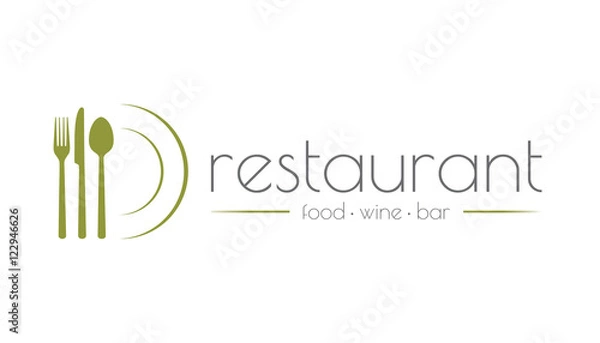 Obraz Logo restauracji