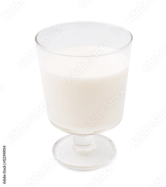 Obraz Transparent glass with milk
