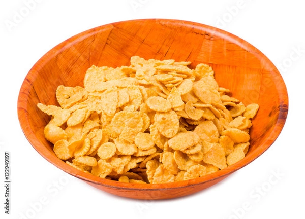 Obraz Corn flakes in a plate