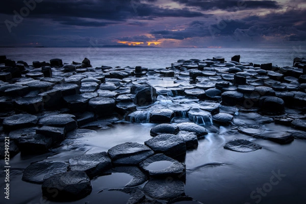 Obraz Giant's Causeway after sunset