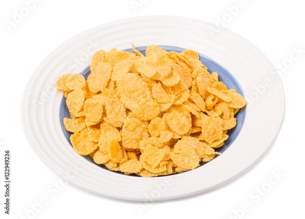 Obraz Corn flakes in a plate