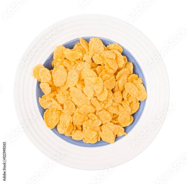 Obraz Corn flakes in a plate