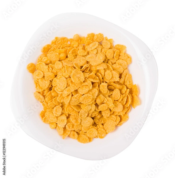 Obraz Corn flakes in a plate