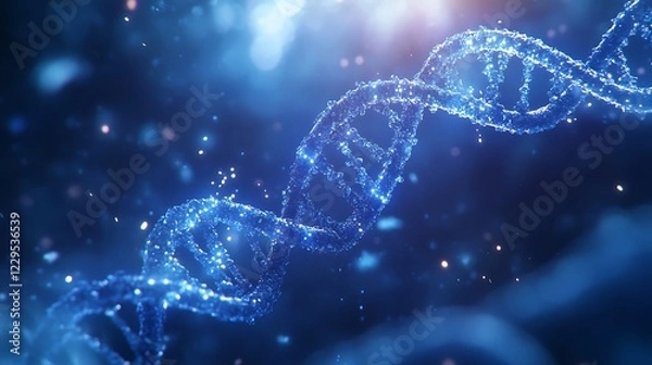 Obraz DNA Strand Injection for Genetic Engineering