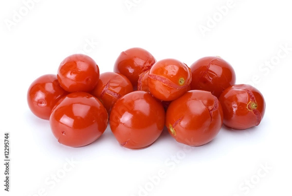 Obraz Few marinated red cherry tomatoes