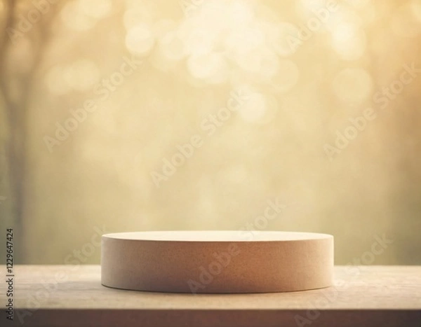 Obraz 3d background podium
