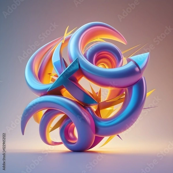 Fototapeta Curve line 