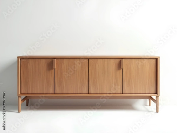 Fototapeta Nightstand on white background