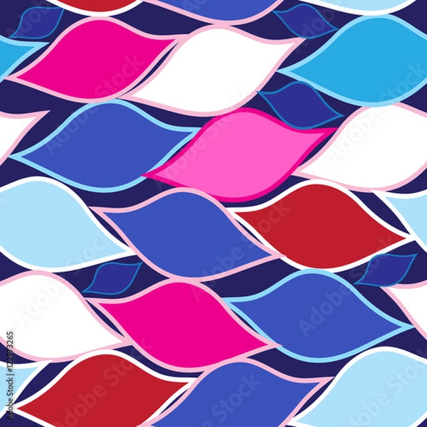 Fototapeta Seamless abstract graphic pattern
