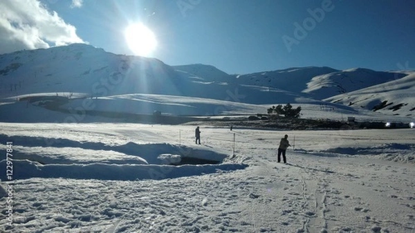 Fototapeta MOUNTAIN IN WINTER