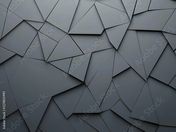 Fototapeta Abstract gray geometric texture background