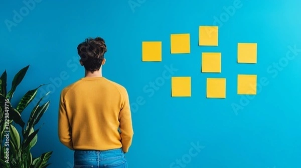 Fototapeta coordination teamwork task distribution concept. Automated task reminders for employees