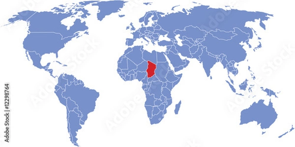 Fototapeta There is a global map of the world