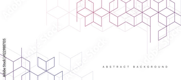 Obraz Graphic design element and abstract geometric background.