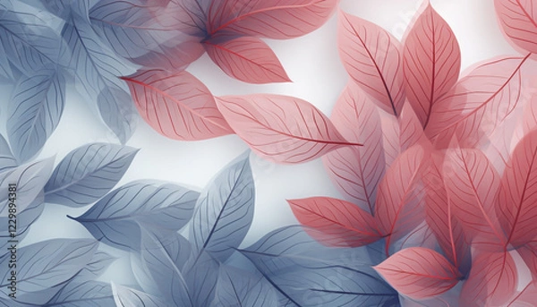 Fototapeta pattern with feathers