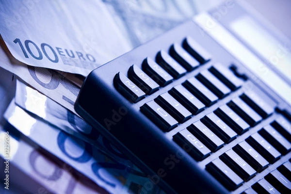 Fototapeta calculator