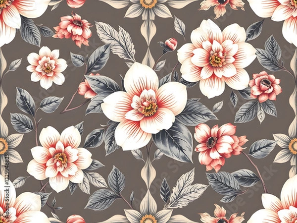 Fototapeta background with flowers