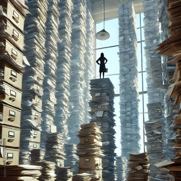 Obraz too many files office