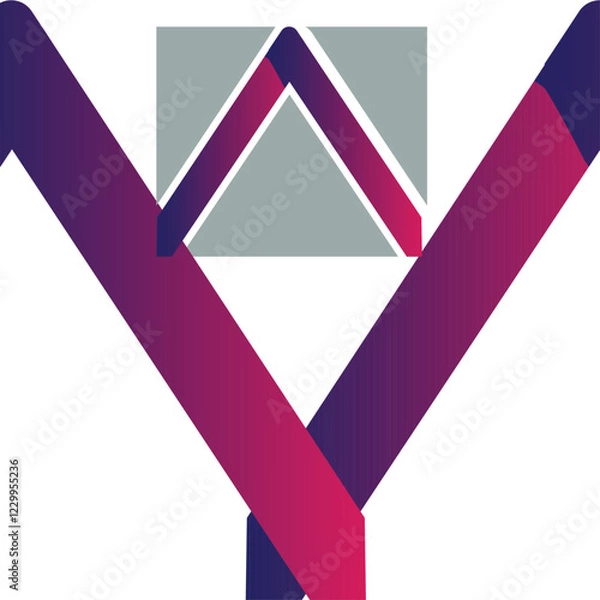 Obraz background with ribbon in vector art