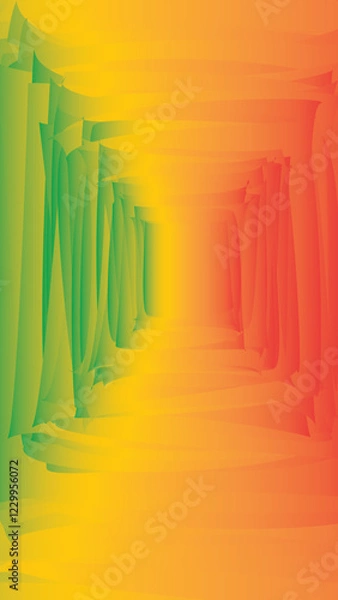 Fototapeta sunrise over the river in colourful