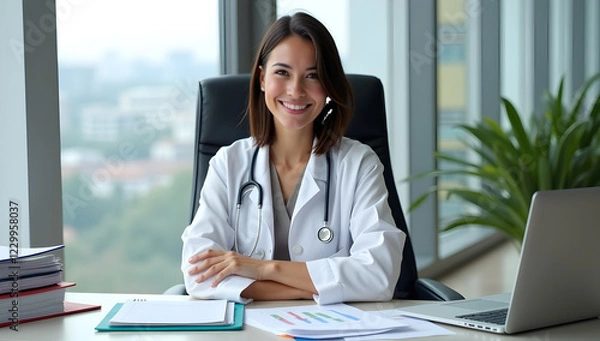 Obraz Modern Doctor's Workspace