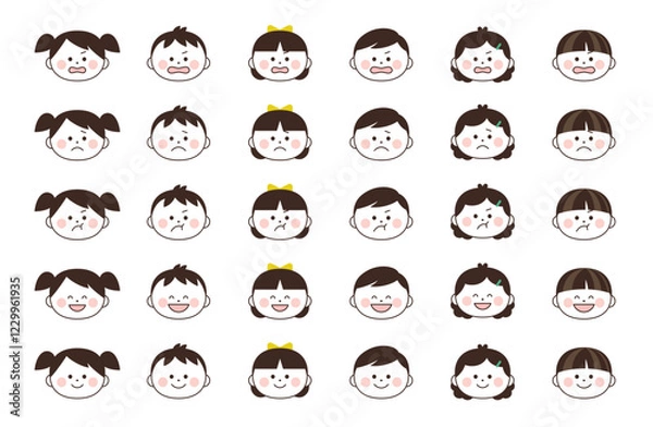 Fototapeta 子供の顔