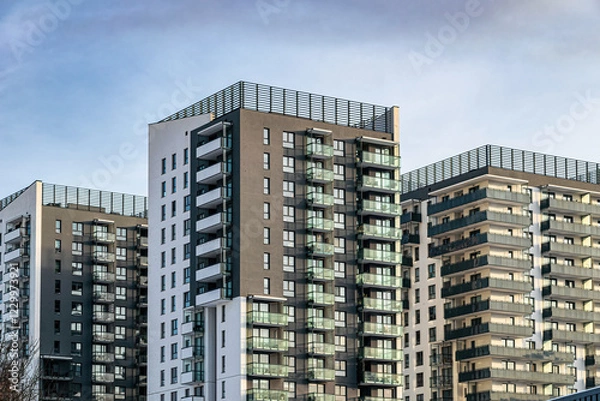 Obraz New house construction. Concrete frame	