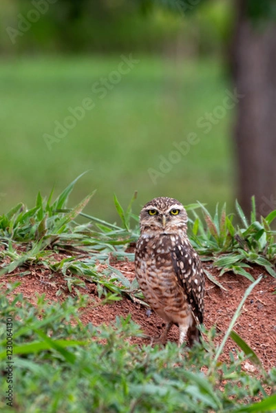 Obraz burrowing owl - athene